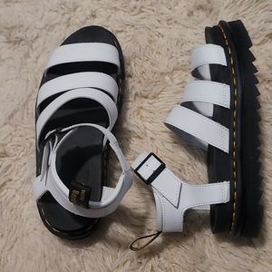 Dr. Martens Blaire Platform Sandal White Size 8